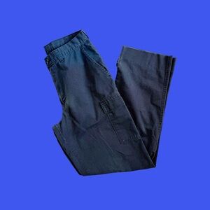 Navy vintage workwear cargo pants